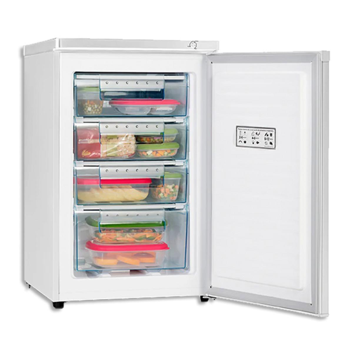 Freezer Vertical Bajo Mesada 85 Litros Vondom FR55 Blanco